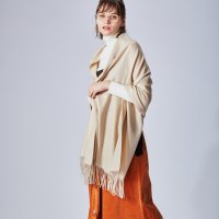 Cashmee/カシュミー Cashmee ベーシックウェーブ カシミヤ 大判ストール カシミア100％/507091485