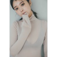 misora/ミソラ misora Sheer cashmere bodysuit/507091687