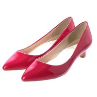 Simple Style/Simple Style 【Import】ミドルヒール エナメルポインテッドトゥパンプス/507110408