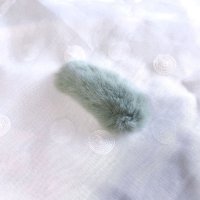 shoppinggo/ショッピングゴー shoppinggo ファーカラー BIGオーバルヘアクリップ ヘアピン ヘアアクセサリー 大きめ ヘア留め 前髪 オシャレ/507123782