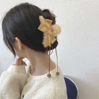 shoppinggo/ショッピングゴー shoppinggo ヘアクリップ もこもこ 4タイプ バンスクリップ ヘアクリップ バレッタ まとめ髪 髪飾り 髪留め ヘアアレンジ/507123808