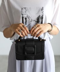 GUSCIO/グッシオ GUSCIO ベルトデザイン スクエアミニショルダー/507150596