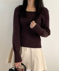 VIVIDLADY/ビビッドレディ VIVIDLADY パフスリーブニットプルオーバー ニットトップス ニット/507159850