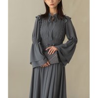 epic day/エピック デイ epic day プリーツシフォンロングドレス/507160856