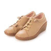 Tomieco/トミエコ Tomieco 【ネット限定商品】レザーカジュアル「ラム革」使用 ウェッジソールのカジュアルスニーカー/507161112