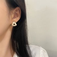 Zoe Jenko/ゾエ ジェンコ Zoe Jenko ゴールドフレームトライアングルモチーフピアス 9696/507161349
