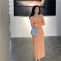 Zoe Jenko/ゾエ ジェンコ Zoe Jenko バックリボンショルダーカットニットワンピース 9811/507161404