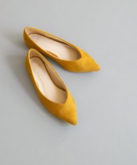 Menue/メヌエ Menue ポインテッドトゥ Vカットデザイン ローヒール パンプス/507161916