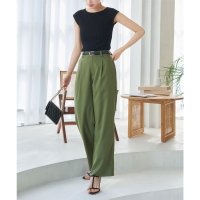 KOBE LETTUCE/コウベレタス KOBE LETTUCE ハイウエストストレートワイドタックパンツ [M3942]/507172191