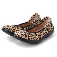 ground green store/グラウンドグリーンストア ground green store ハラコレオパードフラットバレエシューズ/507172867