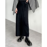 Re:EDIT/リエディ Re:EDIT [低身長サイズ有]ラップデザインリブニットスカート/507422069