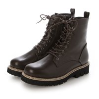 Mafmof/マフモフ Mafmof Realta(レアルタ)4cm厚底ビブラムソールレースアップショートブーツ/507509347