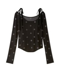 LILY BROWN/【LILY BROWN×MARY QUANT】デイジー柄シアーチュールトップス/507512511