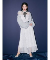 LILY BROWN/【LILY BROWN×MARY QUANT】ベルト付きドットチュールドレス/507512514