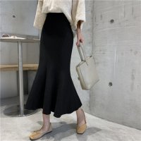Forcement/フォースメント Forcement マーメイドミモレ丈リブニットスカート/507513084