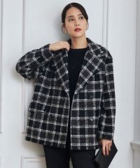 JIYU-KU（SMALL SIZE）/BALLIループミルドチェック コート/507514738