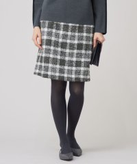 JIYU-KU(LARGE SIZE)/BALLIループミルドチェック スカート/507514743