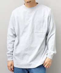 Goodwear/グッドウェア GOODWEAR USAコットン 袖リブ ポケット付き ロングスリーブTシャツ ロンT 長袖 ビッグシルエット/503888437