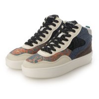 Desigual/デシグアル Desigual パッチワーク ミドルカットスニーカー/505382283