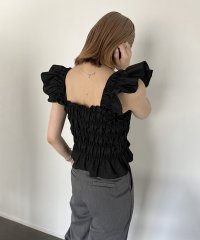 Jewelobe/ジュエローブ Jewelobe ショルダーフリルシャーリングトップス/505525692