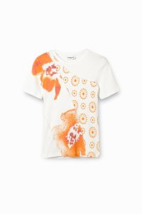 Desigual/デシグアル Desigual 花柄パッチワーク Tシャツ/505805526