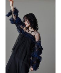niana/ニアナ niana チュールフリルブラウス トップス ボリューム袖 結婚式 同窓会 お呼ばれ/505935851