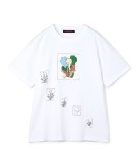 CABaN /ドライスビンコットン ELEPHANTマーチエンブロイダリーTシャツ/506440190