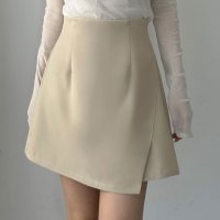 Louere/ルエレ Louere Louere インナーパンツ付ラップ風ミニスカート/506726651