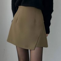 Louere/ルエレ Louere Louere インナーパンツ付ラップ風ミニスカート/506726651