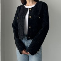 Louere/ルエレ Louere Louere ファンシーラメツイードショートジャケット/506726652