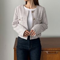 Louere/ルエレ Louere Louere ファンシーラメツイードショートジャケット/506726652