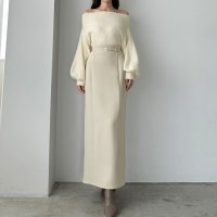 Louere/ルエレ Louere Louere 細ベルト付きハイウエストタイトスカート/506726653