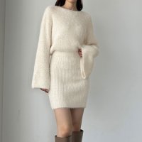 Louere/ルエレ Louere Louere ミニニットワンピース/506726658