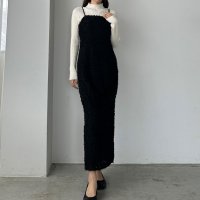 Louere/ルエレ Louere Louere フェザージャガードIラインキャミワンピース/506726661