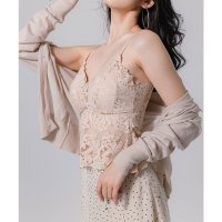 miniministore/ミニミニストア miniministore 総レースキャミソールカップ付きブラトップ/506844974
