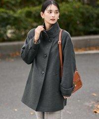 a.v.v/スタンドカラーミディコート/506856826