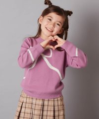a.v.v(KID'S)/[100－130]リボンジャカードニット/506856860
