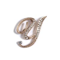 REAL STYLE/リアルスタイル REAL STYLE ブローチ ピン イニシャル 卒業式 おしゃれ 入学式 レディース アクセサリー 入園式 結婚式 アルファベット ゴールド /506886788