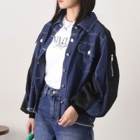 REAL STYLE/リアルスタイル REAL STYLE ジャケット レディース 春 秋 アウター デニム Gジャン 長袖 バルーン袖 羽織り 上着 ゆったり カジュアル かっこい/506886835