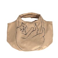 ROOTOTE/ルートート ROOTOTE 1191 ねこ柄 コットン 小さめ エコバッグ NA ルーショッパー ミニ マルシェ/506892358