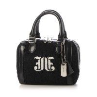 UNGRID bag/アングリッド Ungrid JJ刺繍 もこもこマイクロミニボストンバッグ(ドッグプレートチャーム付き）/506893763