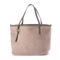 MERCURYDUO（BAG）/マーキュリーデュオ MERCURYDUO ファー×ツイード生地 リバーシブルラージトートバッグ/506893768