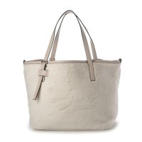 MERCURYDUO（BAG）/マーキュリーデュオ MERCURYDUO ファー×ツイード生地 リバーシブルラージトートバッグ/506893768