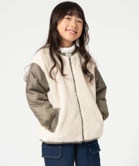 COMME CA ISM KIDS/ボア×キルトタフタ 中綿ブルゾン/506897749