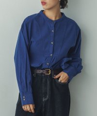 Noia/ノイア Noia スタンドカラー ギャザー ブラウス/506899224