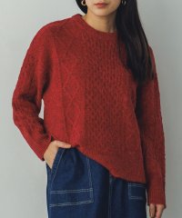 Noia/ノイア Noia ウールミックス ケーブルニット/506899227