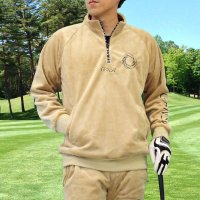 TopIsm/トップイズム TopIsm ゴルフウェア メンズ トレーナー GIORNO SEVEN ジョルノセブン シャギーボアフリース 暖かい ハーフジップ トップス プ/506899490