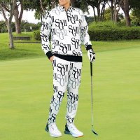 TopIsm/トップイズム TopIsm ゴルフウェア メンズ 上下セットアップ GIORNO SEVEN ジョルノセブン ハーフジップトレーナー トップス ゴルフパンツ 総/506899503