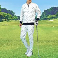 TopIsm/トップイズム TopIsm ゴルフウェア メンズ 上下セットアップ GIORNO SEVEN ジョルノセブン ハーフジップトレーナー トップス ゴルフパンツ 総/506899503