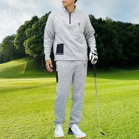TopIsm/トップイズム TopIsm ゴルフウェア メンズ 上下セットアップ GIORNO SEVEN ジョルノセブン 裏起毛 ニットフリース 暖かい ゴルフパンツ ハー/506899504